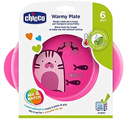 CHICCO PRATO TÉRMICO WARMY PLATE 6m+ 160001 ROSA